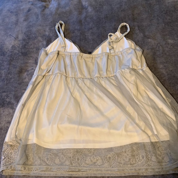 Spaghetti Strap Silver Torrid Tank 2X - Picture 6 of 8